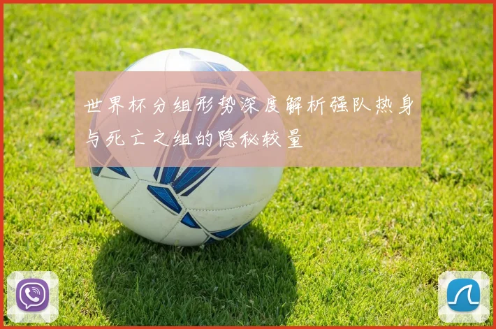 世界杯分组形势深度解析强队热身与死亡之组的隐秘较量